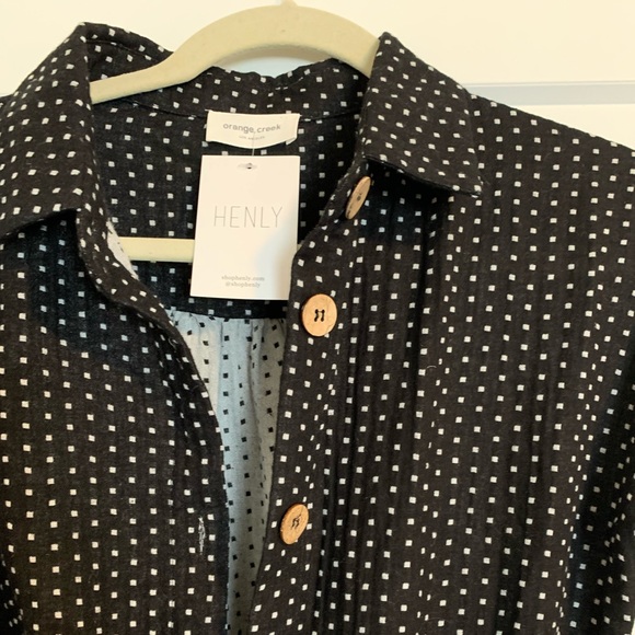 Henly Layla Dotted Jumpshort in Black size Small - Picture 13 of 13